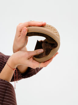 Босоногие туфли 188.natabr.Коричневый джангл+коричневая замша