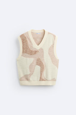 TERRY JACQUARD VEST - Zara фото 6