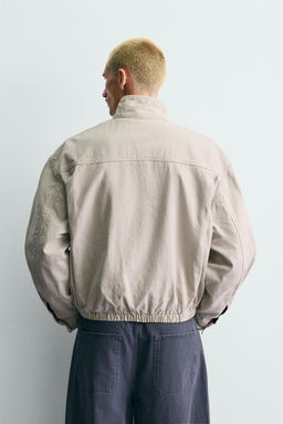 CROPPED FIT FIREMAN CLASP JACKET - Zara фото 3