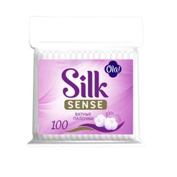 OLA! вата на палочках (100шт) в п/э уп. SILK SENSE