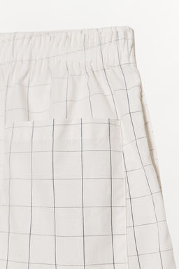 CHECK COTTON SHORTS - Zara фото 5