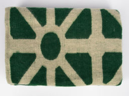 Одеяло п/шерсть 30% 190*200 "Витраж" пл 420 зеленый (Россия)