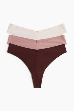 Pack de 3 bragas Brazilian efecto invisible - H&m фото 4