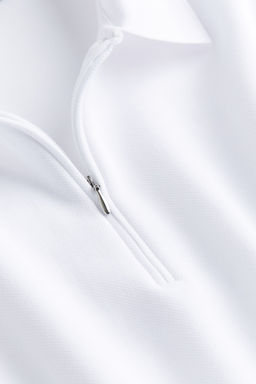 Polo efecto neopreno con media cremallera Slim Fit - H&m фото 7