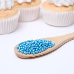 Посыпка кондитерская с мягким центром Жемчуг Голубой 2-5 мм 50 г - Simaland фото 2