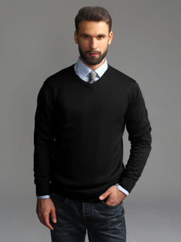 Джемпер мужской GREG G124-AN181018А (черный)