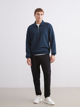 Polo Yaka Erkek Sweatshirt