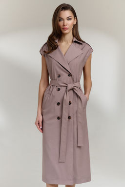 Платье 0810 бежевый