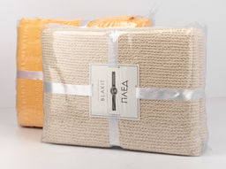 4643 Плед 220*155 цв. фисташка рис.13-6007