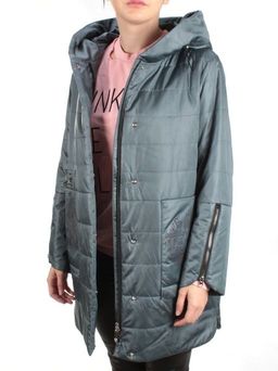 ZW-2181-C GRAY/GREEN Куртка демисезонная женская BLACK LEOPARD (100 гр.синтепона) - Fashion фото 8