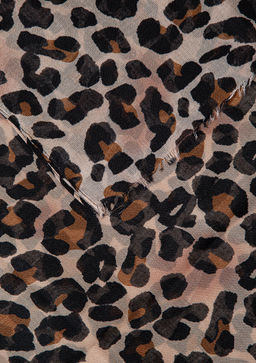 Leopar Desenli Sal - Mavi фото 3