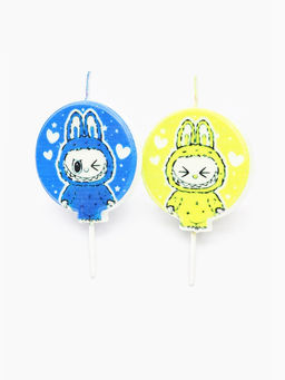 Набор свечей на шпажке "Монстрик №2" 4 шт