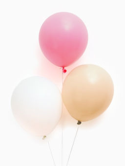 Воздушные шары латексные 12", "Нежно-розовый микс", набор 30 штук