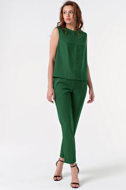 Костюм летний брючный с топом персиковый - Fly фото 11