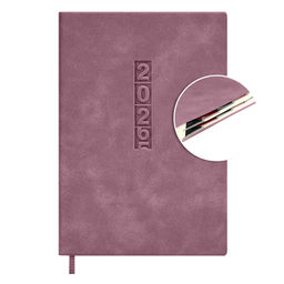 Ежедневник датированный 2026 ESCALADA, #ДУМАЙ КАК МИЛЛИАРДЕР, А5, 176 л., арт. 70272/ 15 ТИВОЛИ ГЛОСС СИРЕНЕВЫЙ