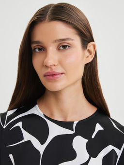 Платье с принтом / Zarina  фото 5