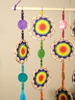 Ловец снов «Оптимизм», 50×2×100 см, текстиль, ротанг