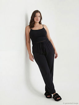 Beli Lastikli Kad?n Pijama Alt