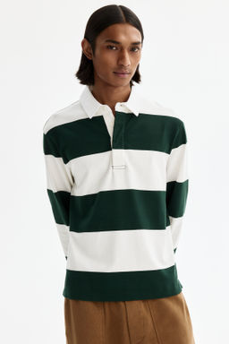 Polo de rugby en algod?n Regular Fit - H&m фото 3