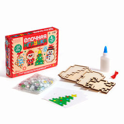 Набор для творчества Ёлочная игрушка. Мозаика, 4 шт.