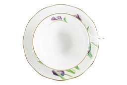 Пара чайная, 2 перс, 4 пр, 180 мл, белая, с золотистым кантом, Тюльпаны, Summer garden - Anna lafarg фото 6