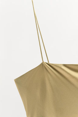 SILK STRAPPY DRESS - Zara фото 7