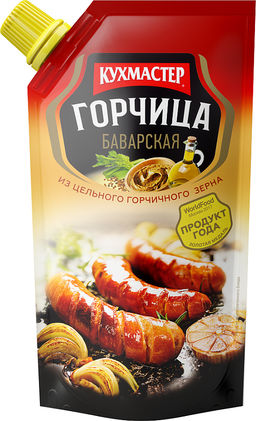 Горчица Кухмастер Баварская столовая дой-пак 140 г