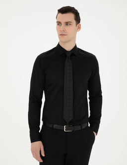 Siyah Likral_ Kolay _t_lenebilir Ekstra Slim Fit Basic G_mlek