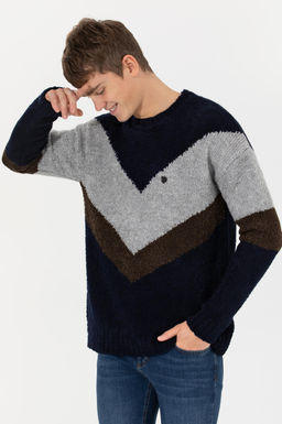 U. S. Polo Assn Мужской темно-синий свитер - U.s. polo assn фото 3