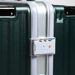 Чемодан средний 24, отдел на молнии, 2 кодовых замка, 4 колеса, крючок, цвет зелёный - Simaland фото 5