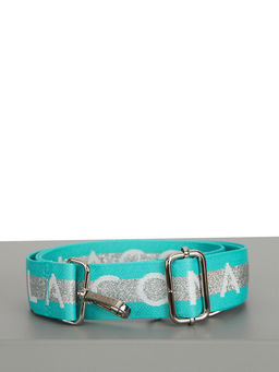 LACCOMA ремень 1000-3,8-бирюзовый полиэстр