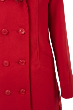 Пальто с мехом, утепленное ватином - El podio фото 4