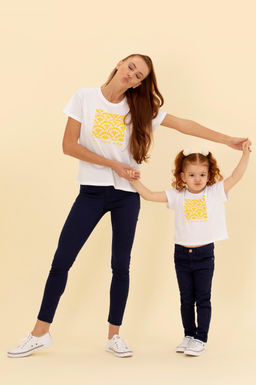 U. S. Polo Assn Темно-синие брюки из плотной ткани для девочек