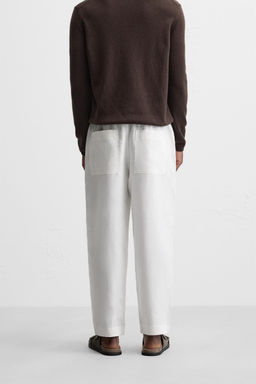 100% LINEN TROUSERS - Zara фото 3