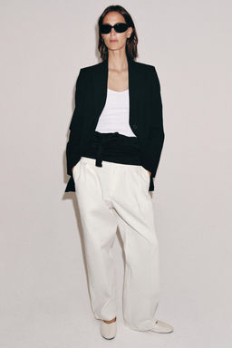 BLAZER SLIM CON LANA ZW COLLECTION LIMITED EDITION / Negro - Zara фото 2