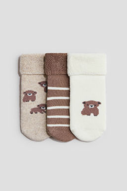 3-pack terry socks