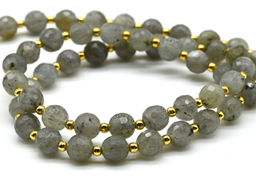 Бусы из лабрадора шарик гр.6мм, 46см
