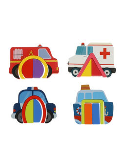 Головоломка рамка - вкладыш «Транспорт», 16 деталей