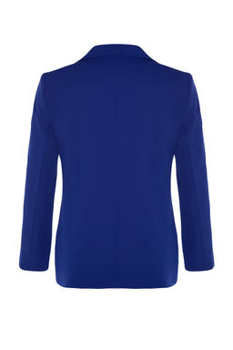 Saks Regular Astarl? Kruvaze Kapama Dokuma Blazer Ceket TWOSS21CE0137