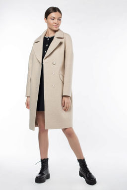 Пальто женское демисезонное (пояс) - El podio фото 2