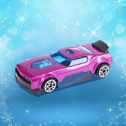 Новогодний шар с игрушкой Спортивная машинка, 8х9.4х8см, МИКС, в пакете