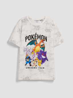 Pokemon Bask?l? Erkek ?ocuk ?ortlu Pijama Tak?m?