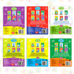 Обучающие книги. Полный годовой курс по английскому языку, 6 книг по 16 стр., в папке - Буква-ленд фото 17