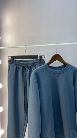 из ЛАКОСТЫ С НАЧЁСОМ Костюм мужской со свитшотом - Knitka фото 7