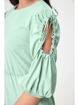 Платье ANELLI 1602 мята  фото 4