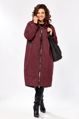 Пальто LADY SECRET 5018/1-Р бордовый матовый