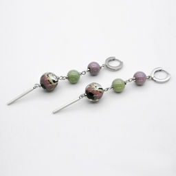 Серьги из муранского стекла FRESHNESS LS3315 - Vloes фото 2