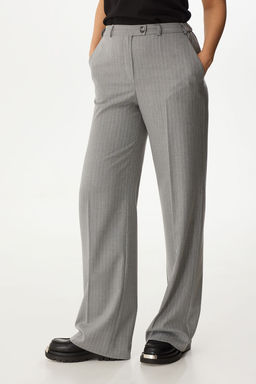 Брюки ELady 4304 светло-серый, полоска фото 4