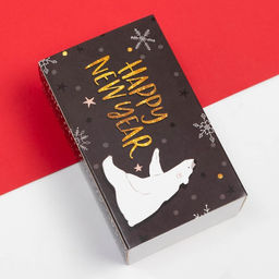 Носки женские новогодние KAFTAN Snow размер 36-40 (23-25 см), набор 2 пары