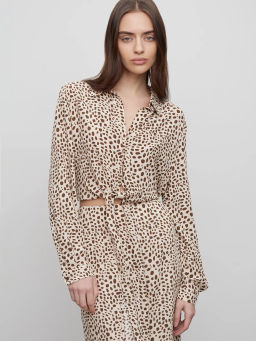 Блузка на завязках, B2972/pietra